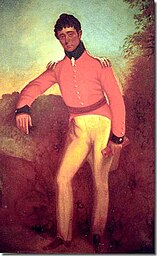 Colonel William Light - self portrait 
This image was painted by William Light c1815