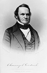Engraving of Chauncey A Goodrich from an 1873 Catalogue of the Yale Divinity School.