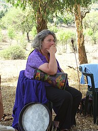 Starhawk, pagan and eco-activist  (sicilian workshop)