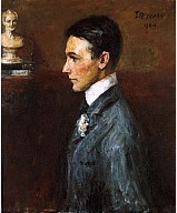 
Portrait of Van Wyck Brooks, 	Oil on canvas