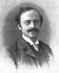 Portrait of Edward Tyas Cook (1857–1919) from The Sketch, Vol. XII, No. 154, January 8, 1896, page 554