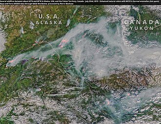Aqua and Terra MODIS data through NASA Worldview, processed by <a href=