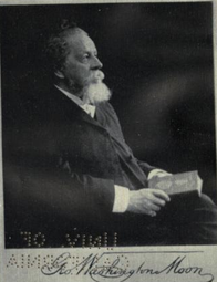 Photograph of Author:George Washington Moon (1823-1909) from frontispiece of his book