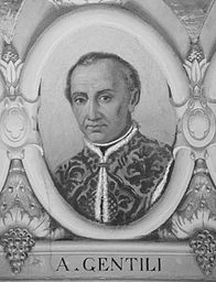 Portrait of Albericus Gentilis.