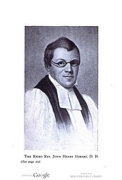 The Rt Rev John Henry Hobart