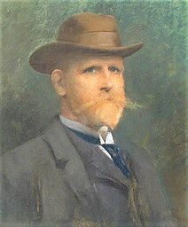 Self portrait by James Wells Champney, (1843-1903)