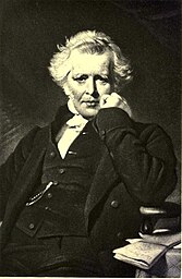 Portrait of Henry Venn (1796-1873), Anglican clergyman and administrator. From Memoir of Henry Venn, B.D. by William Knight (1882).