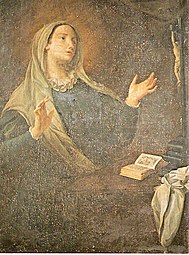 
Painting depicting Saint Catherine of Genoa
