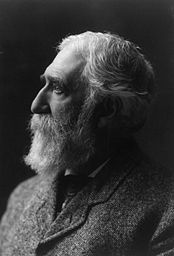 Charles Dudley Warner, 1829-1900, bust portrait, facing left