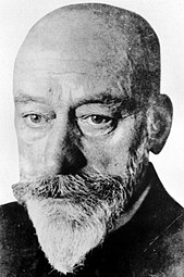 Portrait of Dutch architect H. Berlage.