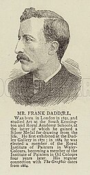 Mr. Frank Dadd, R.I. Illustration for The Graphic, 6 December 1890.
