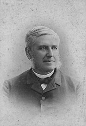 The Reverend Doctor Charles McEwen Hyde (1832-1899). Serving as missionary teacher for Native Hawaiian pastors from 1877, he started the North Pacific Institute and became a leader in the mission community. He was a known critic of Father Damien's work and legacy. He referred to Father Damien as 