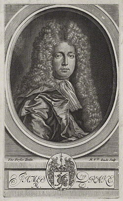 Portrait of James Drake (1667–1707), English physician and political writer.