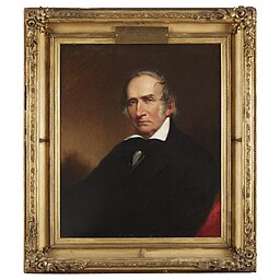 Samuel Bell Waugh (1814-1885)
portrait of george mcdowell stroud
(1795-1875)
Oil on canvas, framed.

30 in. x 25 in. (sight)