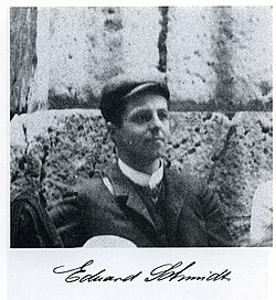 German Archaeologist Eduard Schmidt (1879-1963)
