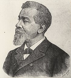 Engraving of Downing from the 1880s