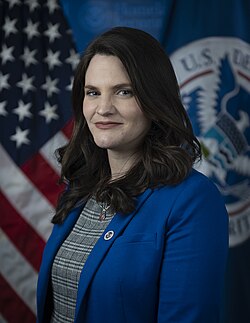 Official portrait of Nina Jankowicz as Executive Director of the Disinformation Governance Board