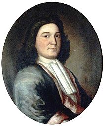 A portrait of Sir William Phips, first royal governor of the Province of Massachusetts Bay.