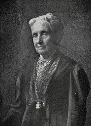 Portrait of Dr Alice Bunker Stockham. US Obstetrician, Gynaecologist, Feminist.