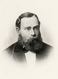 Photograph of Gottlob Frege, circa 1879. The photographer is unknown, but it is out of copyright as it is about 130 years old.