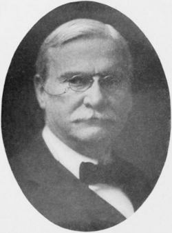 Portrait of William Mecklenburg Polk (1844–1918) from Empire State Notables, 1914, page 324