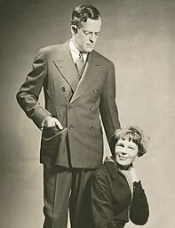 Portrait of NY publicist George Palmer Putnam and his wife, Amelia Earhart, c. 1930s in the Purdue University archives