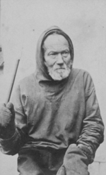 Photograph of Samuel Kleinschmidt (1814–1886) taken around 1884–1885. Photography by J. A. D. Jensen.