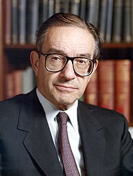 Alan Greenspan, former chairman of the Board of Governors, The Federal Reserve Board, USA.