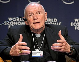 Theodore Cardinal McCarrick, Archbishop of Washington DC (2001-2006), USA captured during the session 'Faith and Modernization' at the Annual Meeting 2008 of the World Economic Forum in Davos, Switzerland, January 24, 2008.