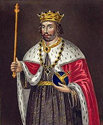 Portrait of Edward II of England.