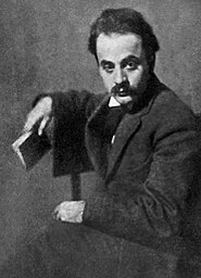 جبران خليل جبران كما صُوِّر في العدد الأول من مجلة الفنون أبريل 1913