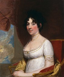 Dolley Madison, 1804, by Gilbert Stuart.