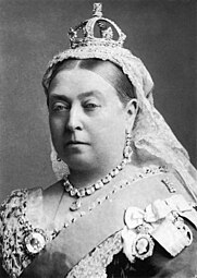 Queen Victoria, 1819–1901, by Bassano, 1882. Glass copy negative, half-plate.