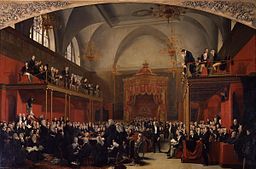 
The Trial of Queen Caroline 1820, by Sir George Hayter (died 1871), given to the National Portrait Gallery, London in 1912. See source website for additional information.

This set of images was gathered by User:Dcoetzee from the National Portrait Gallery, London website using a special tool. All images in this batch have been confirmed as author died before 1939 according to the official death date listed by the NPG.
