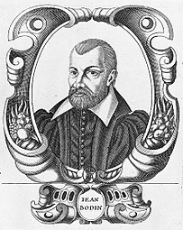 Jean Bodin, portrait gravé destiné à illustrer les Illustres d'Anjou de Claude Ménard (avant 1620)