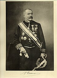 Portrait du Baron Descamps vers 1900 paru dans 