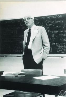 Mathematician Garrett Birkhoff.