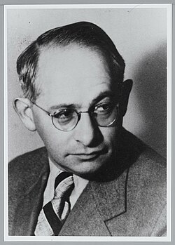 Portrait of Uriel Birnbaum, taken in 1947