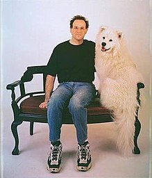 Philip Greenspun and Alex the dog