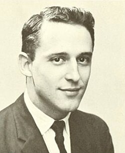 1960 yearbook photo of the philosopher Gilbert Harman