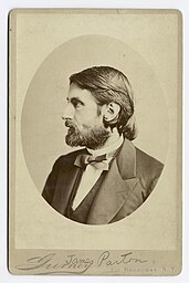 The english-american author James Parton (1822-1891)