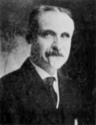 Portrait of Harry Norman Gardiner (1855–1927) from Smith College Class Book 1923, page 17