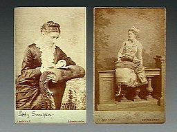 
Miss Eva Blantyre Simpson, daughter of Sir James
Young Simpson. Photograph by John Moffat.
1 photograph

Iconographic Collections
Keywords: portrait photographs