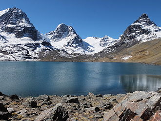 Laguna Chiar Khota, Cordillera Real, Bolivien 2013