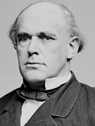 
Salmon Portland Chase (13 January 1808 – 7 May 1873) was an American politician and jurist who served as United States Senator from Ohio and the 23rd Governor of Ohio; as U.S. Treasury Secretary under President Abraham Lincoln; and as the sixth Chief Justice of the United States Supreme Court.