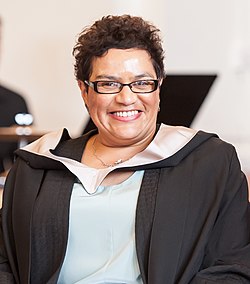 Sixth Chancellor of the University of Salford
Installation of Chancellor Professor Jackie Kay MBE - University of Salford, Peel Hall

Sixth Chancellor of the University of Salford,  April 29, 2015