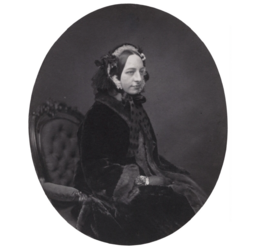 Lady Theodora Guest (née Grosvenor)  a salt print from the 1860s