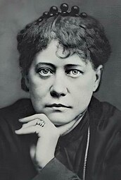 Founder of the Theosophical Society Elena Petrovna Gan (HP Blavatsky), born in Russia 1831 - died in England 1891