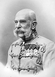 Emperor Franz Josef of Austria, in uniform, circa 1892, published 1903. Credit: Library of Congress of the USA.