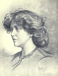 Portrait of Juliet Catherine Emma Hueffer (1881–1944), married name Soskice, English writer and translator.